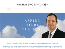 Tablet Screenshot of michaelvossnz.com